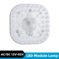 Plafonnier magnétique carré, panneau lumineux LED, applique murale intérieure, AC DC, 12V, 24V, 36V, 12W, 18W, 24W