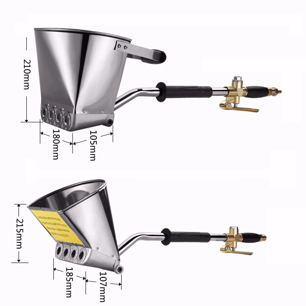 Mortelspuit Muur Mortelpistool, Hopper Pollepel, Air Stucco-spuit, Gips Hopper Gun, Stucco-schep, Cementspuitpistool