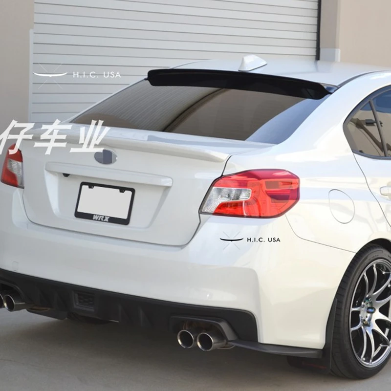 

For Subaru xv wrx 2002-2019 high quality top abs Fiber rear boot Wing Spoiler Rear Roof Spoiler Wing Trunk Lip Boot Cover