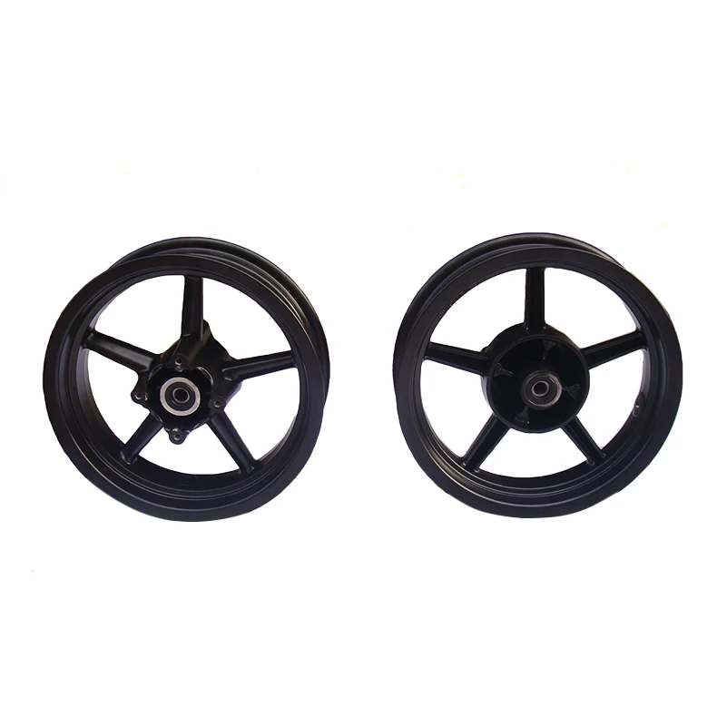 Motorcycle 12 inch Rims 12-2.50 Front 12-3.00 Rear Rim Fit For Pit Bike Motard  Supermoto Mini GP Wheel