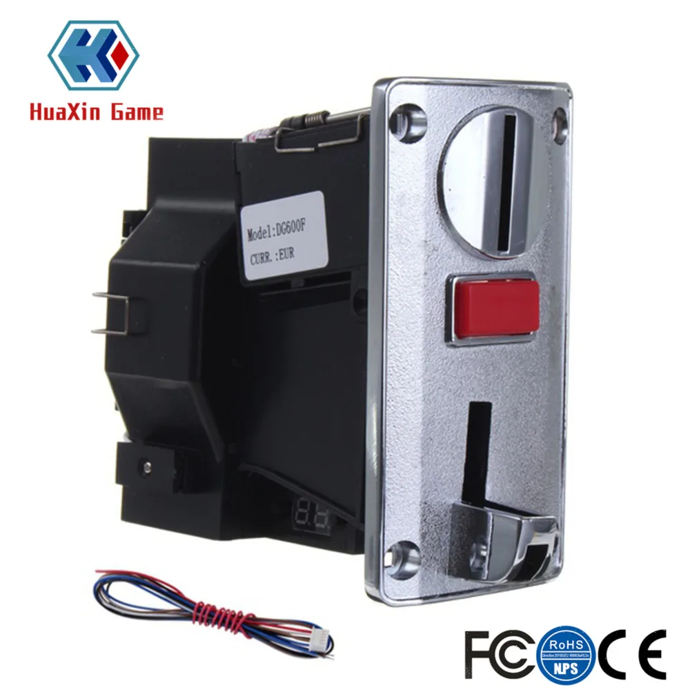 Electronic Multi-Coin Acceptor Vending Hine CPU Coin Selector, Currency Control Board Kit, DG 600F