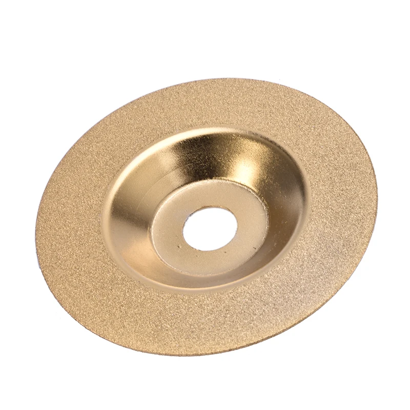 PW TOOLS 100 mm Gold Diamant Titan Schleifscheibe Polierscheiben Pads Schleifer Cup Winkelschleifer Drehwerkzeug Schleifstein Glas