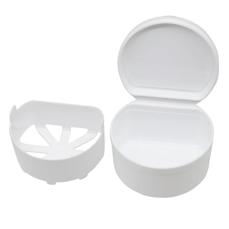 

Dental Teeth Storage Box Denture Bath Box Case Oral Tooth Care Tools False Teeth Holder Cleansing Storage Tooth