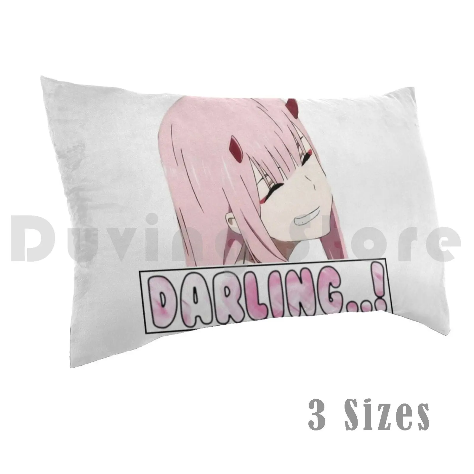 Zero TwoPillow case Zero Two Zero Two Darling Franxx Anime 002 Waifu