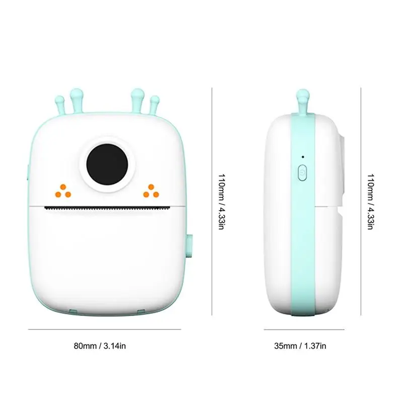 Новый портативный принтер, беспроводной bluetooth, мини-принтер для Android iOS, чеков, фотоэтикеток, список термобумаг