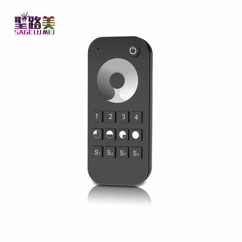 RT1/RT6/RT8 Touch Wheel RF Remote Controller 1,4 ,8 zone dimming Dimmer for 5050-3528 2835  single color led strip light tape