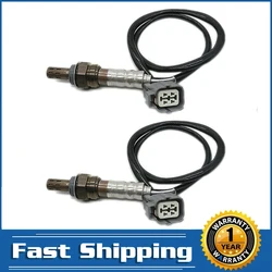 2pcs Upstream Downstream Oxygen O2 Sensor for Honda Civic D17A2 Acura EL 2001 2002 2003 1.7L Front Rear Car Accessories