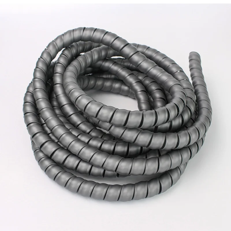 1/5M Kronkelende Buis 8/10/14/16/20/25mm Draad Organisator Kabel Bescherming Mouw Buis Bescherming Mouw Spiraal Wrap Kronkelende Protector
