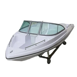 zq Luxury 6-Seat Speedboat Windshield Lure Boat Fishing Inflatable Boat Yacht High-Speed Boat