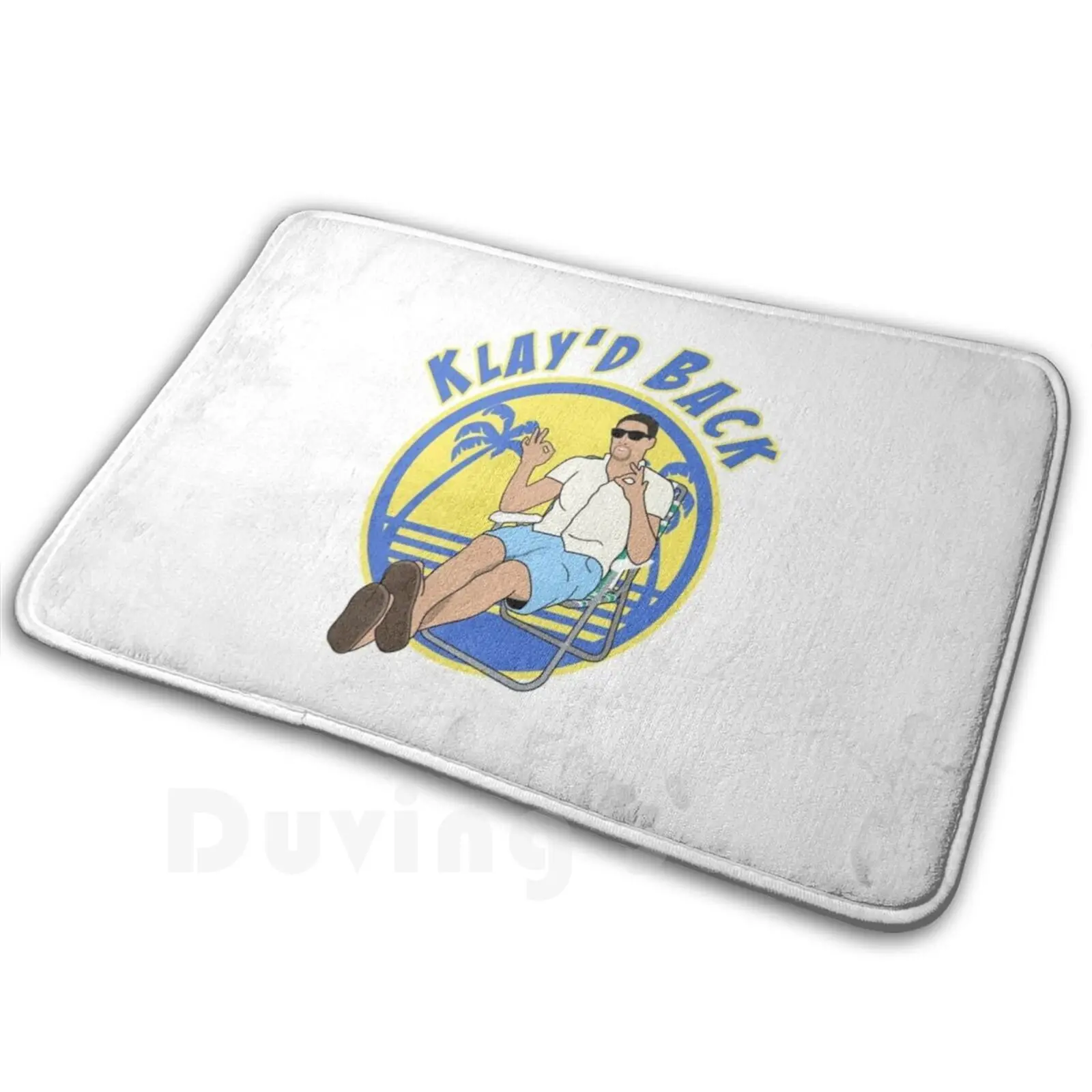 Klayd Back 2 Carpet Mat Rug Cushion Soft Non-Slip Klay Thompson Klay Thompson Slam Cover Basketball Finals Back To The