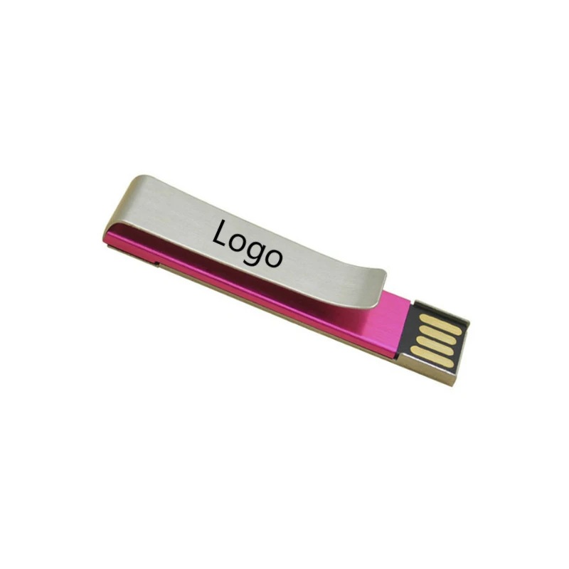 

Novelty Finish Bookmark Mini U disk Custom Logo Clip Pen Drive 4GB 6GB 16GB 32GB 64GB Flash Real Capacity Customized logo Metal