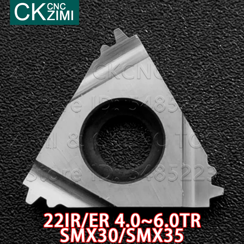22IR 22ER 4.0TR 5.0TR 6.0TR SMX30 SMX35 Nội Bộ Ren Ngoài Dụng Cụ Xoay Tiện Dụng Cụ Cắt CNC Carbide Arbide Lắp Thép Không Gỉ