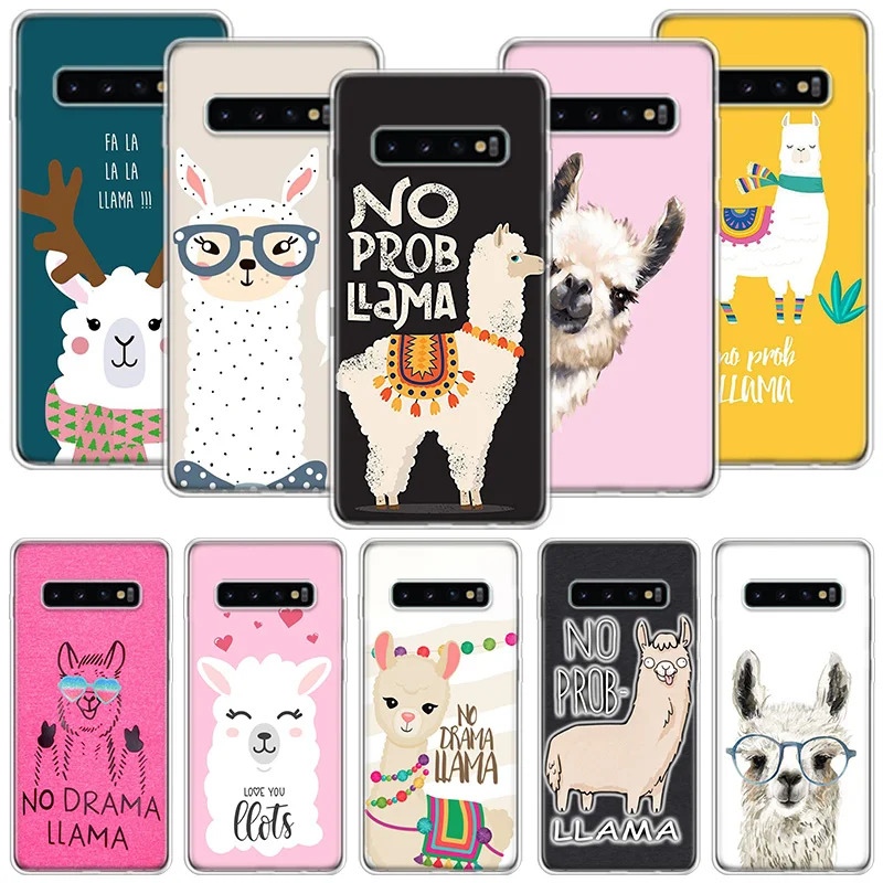 Lama Llama Alpacas Phone Case For Samsung Galaxy A50 A70 A40 A30 A20S A10 Note 20 Ultra 10 Lite 9 8 A6 A8 Plus A7 A9 + Cover Cas