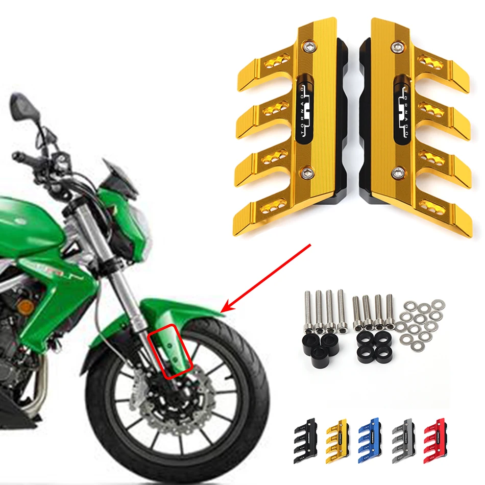 

Motorcycle Front Fender Side Protection Guard Mudguard Sliders For Benelli TNT600 TNT300 TNT 600 300 Accessories universal