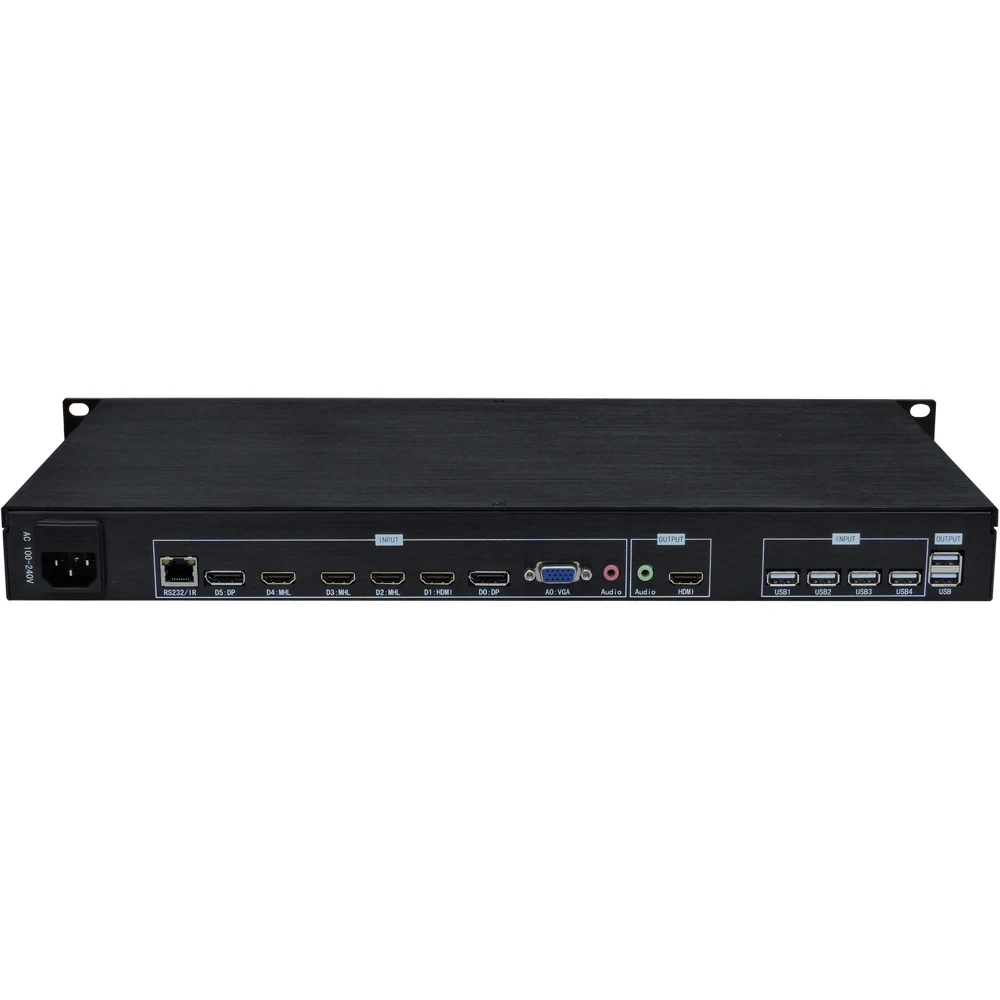 4x1 4K HDMI quad multi-viewer with 4K input and 4K output with POP PIP and KVM switch functions