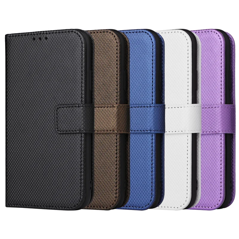 For Kyocera KY-51B Cover Luxury Masonry Flip PU Pickup Card Slot Wallet Holder Cover for Kyocera KY-51B Phone Case