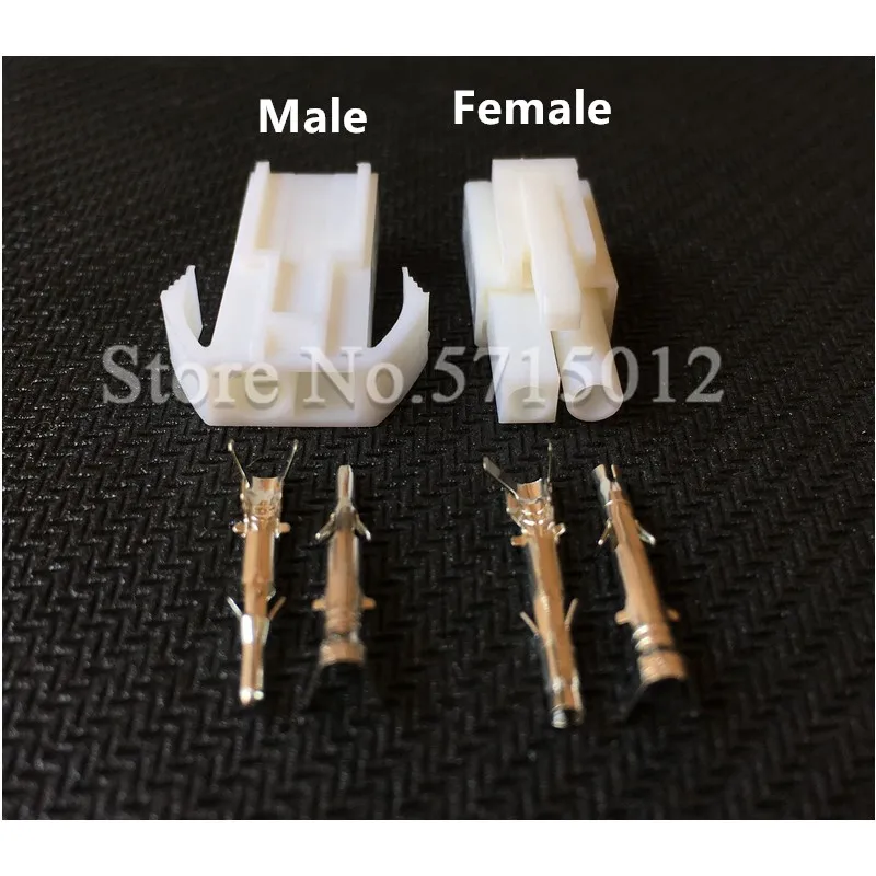 5set 2 Hole Female And Male Small Tamiya Connector Set Kits Mini Tamiya Set EL 4.5MM Socket Plug With 2P 2 Way/Pin