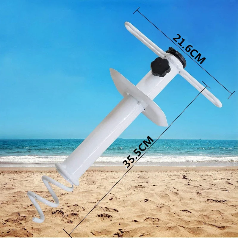 1PCS Beach Umbrella Stand Anchor Spike Parasol Holder Portable Umbrella Base for Garden Outdoor Rain Gear Tool Shade Accessories