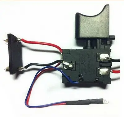 Interruptor de taladro eléctrico de 16A cc, a prueba de polvo, control de velocidad, FA8-16/1