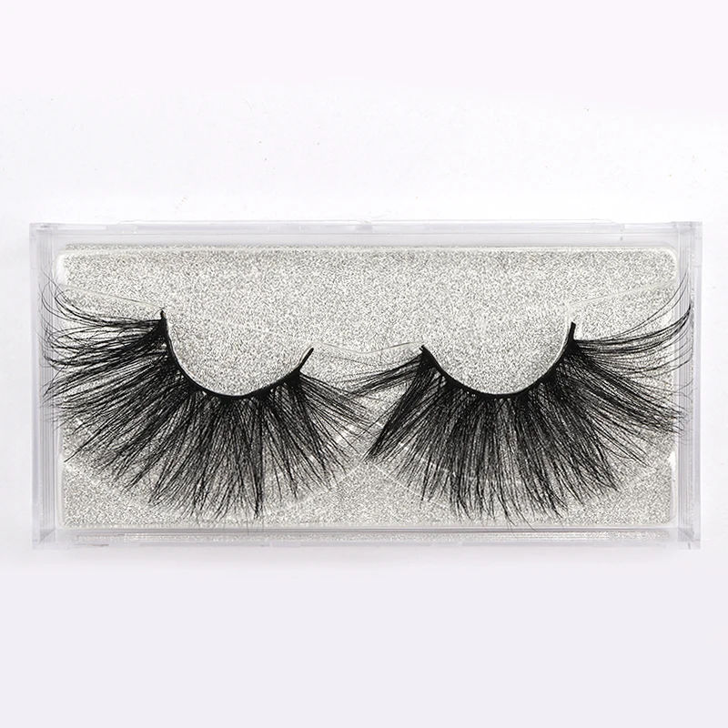 25mm-30mm 5D Lashes Real Mink Fake Eyelashes Super Long Professional Make Up Thick Long Mink Lashes High Volume Lash Extension