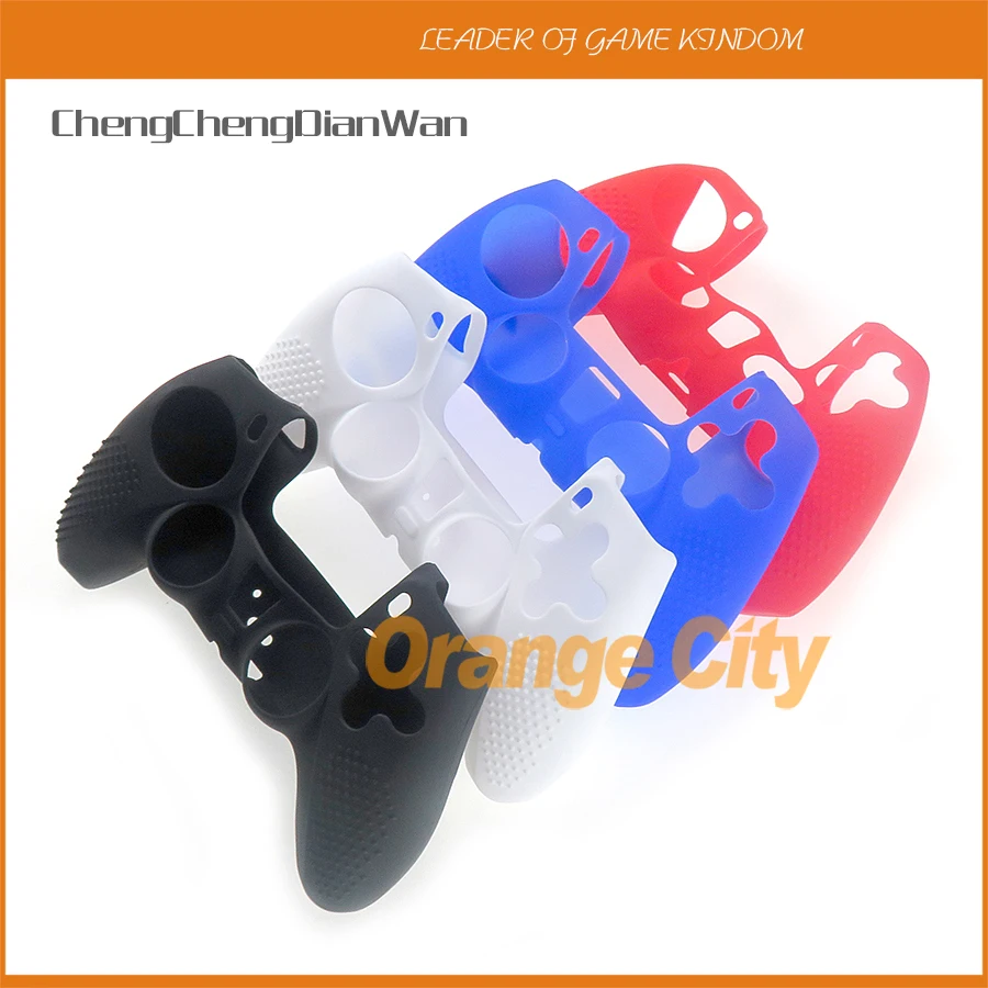 

5pcs/lot Silicone Sleeve Case for ps5 Dustproof Skin Protective Cover Anti-Slip for S-ony PlayStation PS5 Controller Game