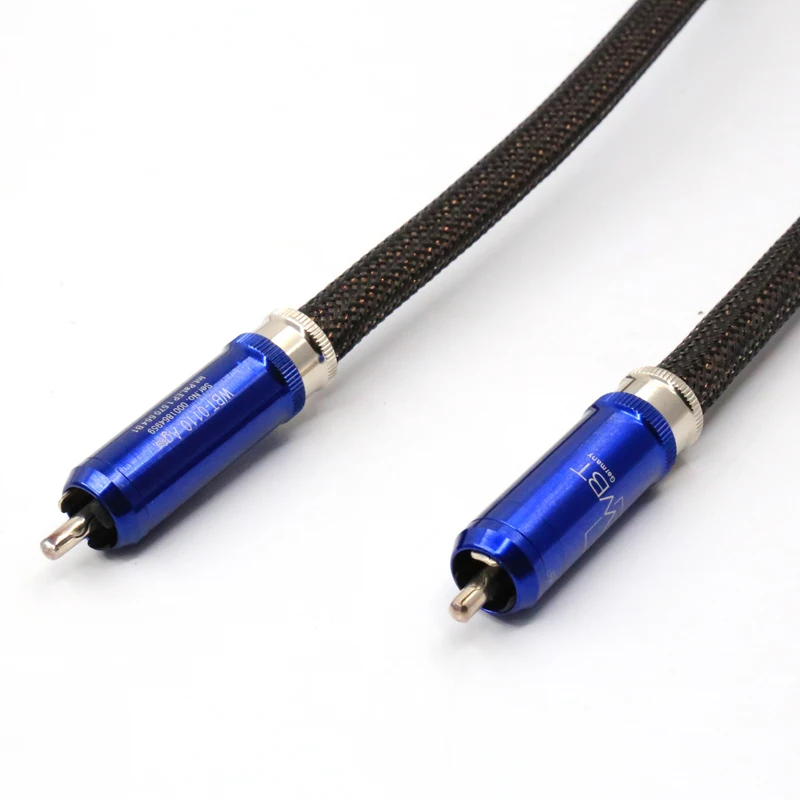 HIFI High-end RCA Cable Jorma Design Statement Interconnect Cable with WBT-0110Ag RCA Connector Plug