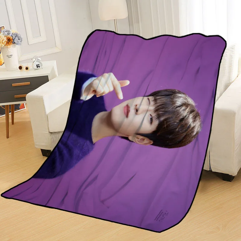 Nova chegada seungmin cobertores impressão cobertor macio jogar em casa/sofá/cama portátil adulto capa de viagem cobertor