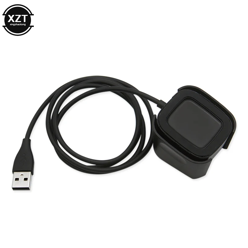 Carregador usb substituível para fitbit charge2 pulseira inteligente cabo de carregamento usb para fitbit versa banda 2 para fitbit versa lite novo