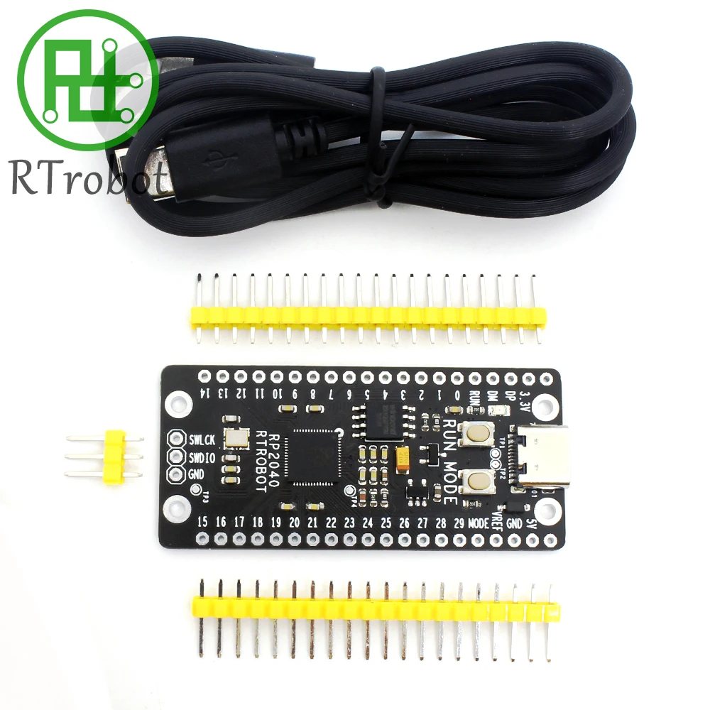 Compatible Raspberry Pi Pico Development Board A Low-Cost High-Performance Microcontroller Board RP2040 Cortex-M0+ Dual-Core ARM