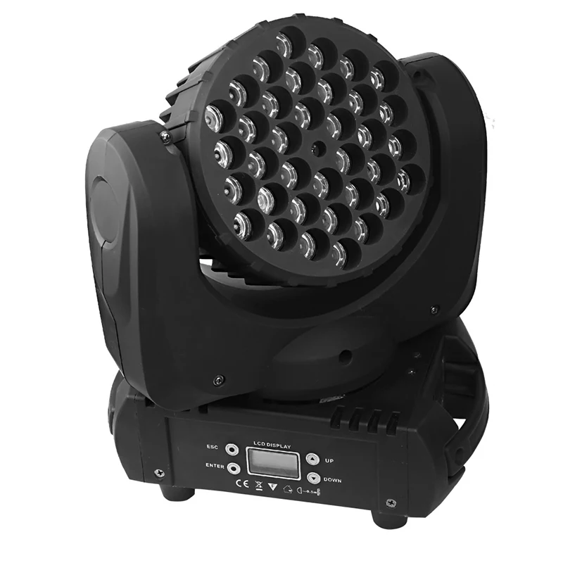 

36X3W LED Beam Moving Head Light DMX RGBW ,Mixed Wash Beam Effects Stage Lighting Equipment DJ Disco Home Music Party Lights