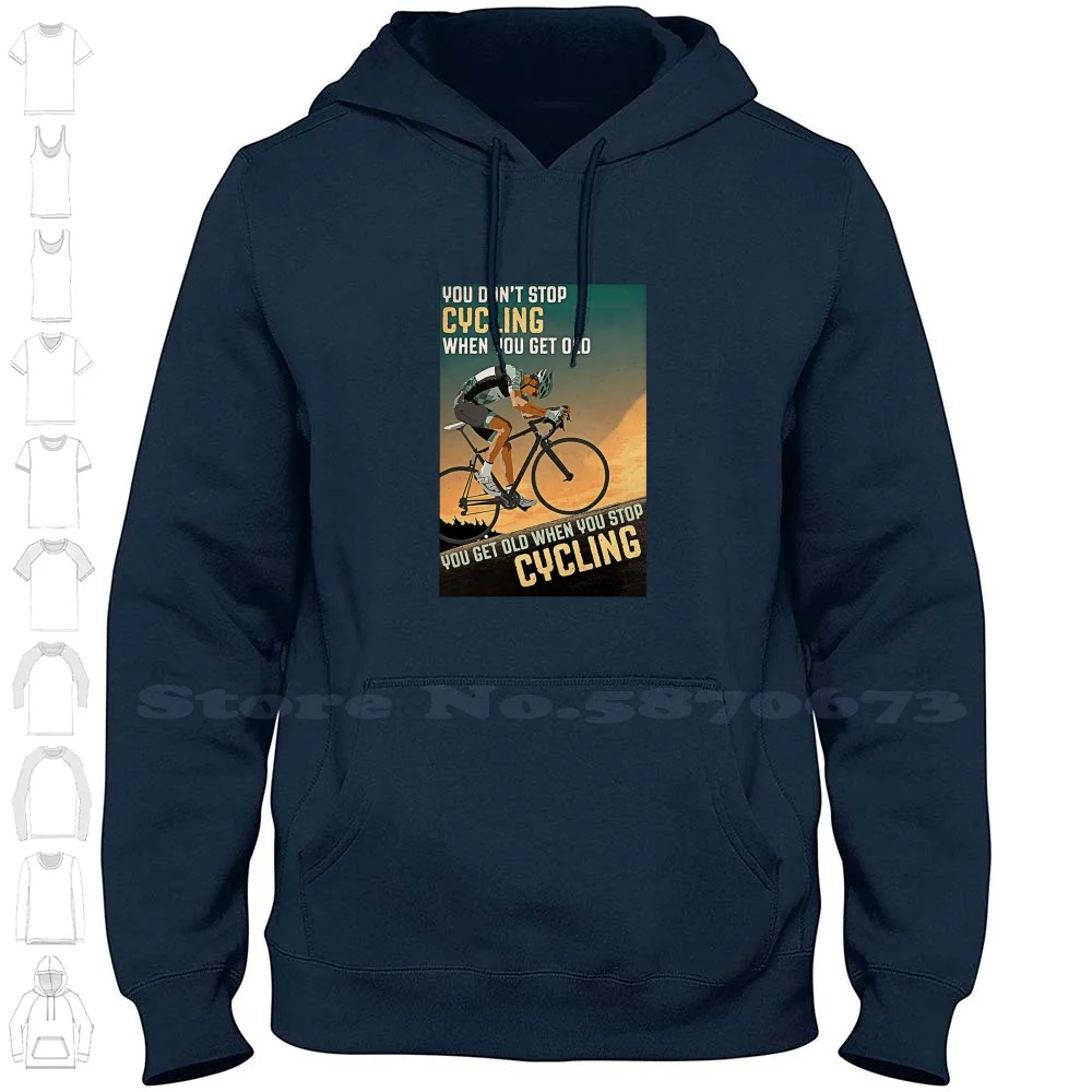 Cycle Love-It's Not A Sport It's Cycling Streetwear Sport Hoodie Sweatshirt Cycling Bike Bicycle Love Cycle Fixie Bikes