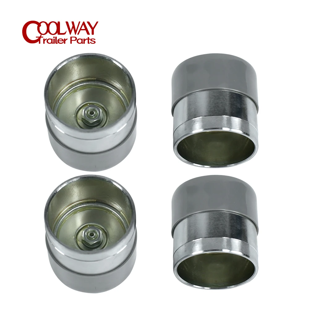 4pcs 1.98 Inch Trailer Bearing Buddies Protectors Dust Caps Cover for Caravan Boat RV - Essential Accessory for Smooth Trailers