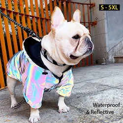 Reflective Pet Dog Clothes Winter Warm Coat Waterproof  Pet Jacket Dog Cat Coat Clothes for Small Meidum Large Dogs