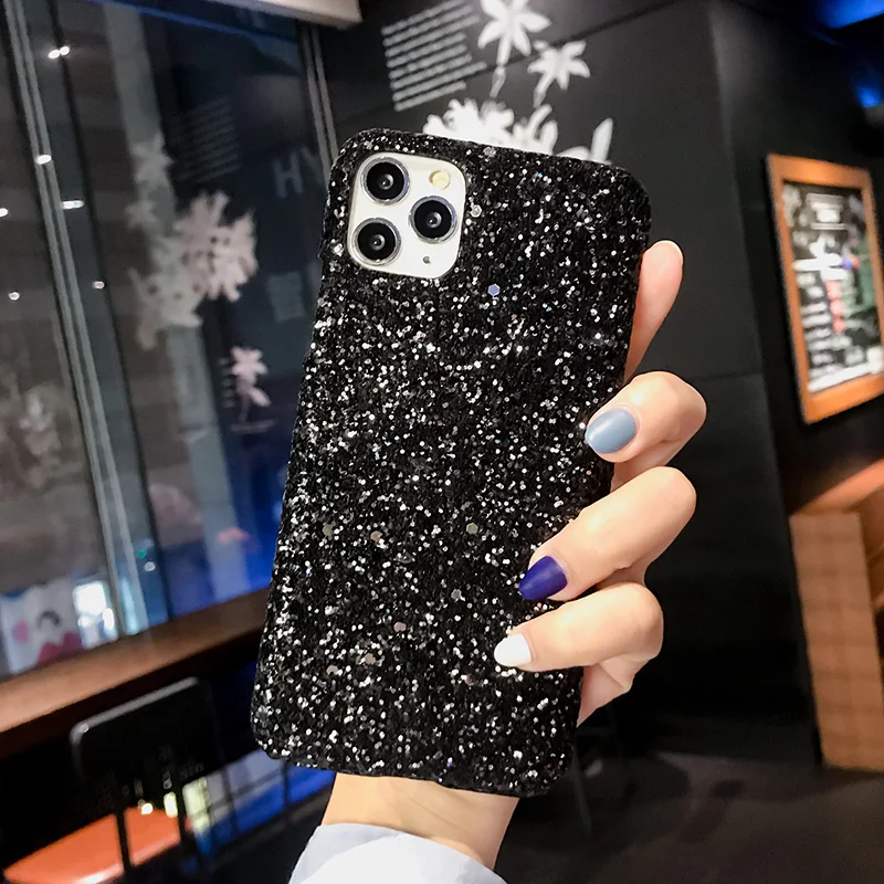 Hard Shiny Diamond Girly Phone Case for iPhone 11 12 13 14 15 Pro Max 14 15Plus