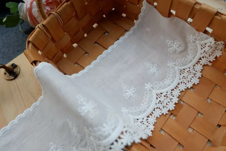 Cotton embroidery lace clothing accessories DIY belt shoulder strap accessories home curtain material