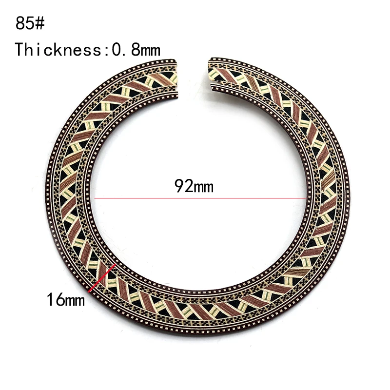 3PCS Guitar Sound hole Inlay WOOD For Classical guitar Guitar Accessories YKQ85