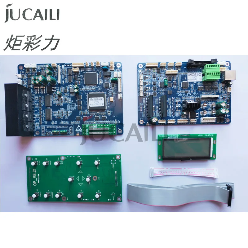 Imagem -02 - Jucaili-placa Principal para Impressora Eco Solvente Única Cabeça Carriage Board Adequado para Epson Xp600 Nova Versão Senyang