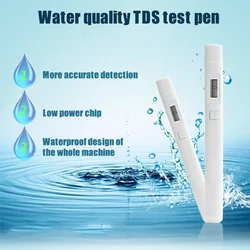 Cyfrowy jakości wody TDS Tester TDS 0-9999 PPM zakres pomiaru rozdzielczość 1 PPM xqmg badania jakości wody ryby wodne zwierzęta