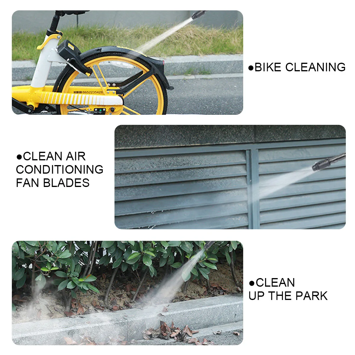 10000mAh Cordless High Pressure Car Washer Spray Rechargeable 2 Type Wash Gun Electric Water Gun Machine For Makita 18V Battery