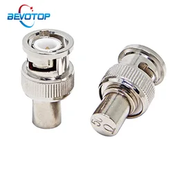 10pcs/lot 50Ohm/75Ohm BNC Male Plug Termination Dummy Load 50/75 Ohm BNC Male Terminator RF BNC Connector for CCTV