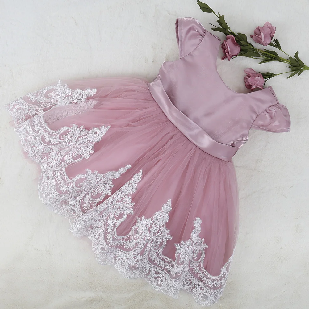 Infant Dresses Girl 1st Birthday Dress For Baby Girl Toddler Girl Christening Gown Clothes Newborn Baptism Dress For Baby Girls