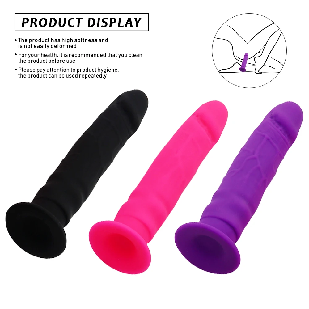 EXVOID Dildo Penis for Women Lesbian Suction Cup Big Cock Adult Products Vagina G-spot Massage Sex Toys for Adults Anal Plug