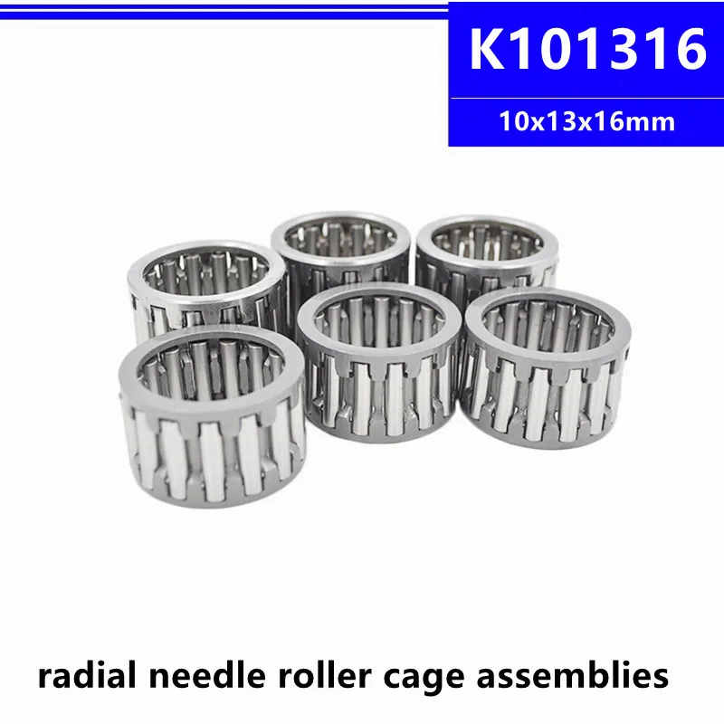 

50pcs K10x13x16 10*13*16mm Radial Needle Roller Cage Assemblies K101316 10x13x16mm needle retainer component bearing