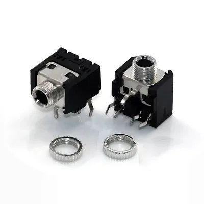 10pcs PJ306 headphone jack 3.5mm dual channel 5P audio jack