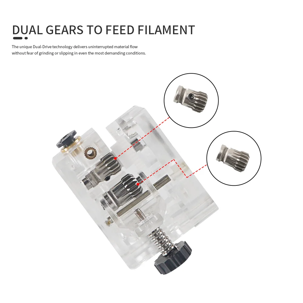 RAMPEN 3D Drucker MK8 Extruder Dual Stick Extruder Entfernten Extrusion Bowden Extruder 1,75mm Filament für 3D Drucker CR10 Ender 3