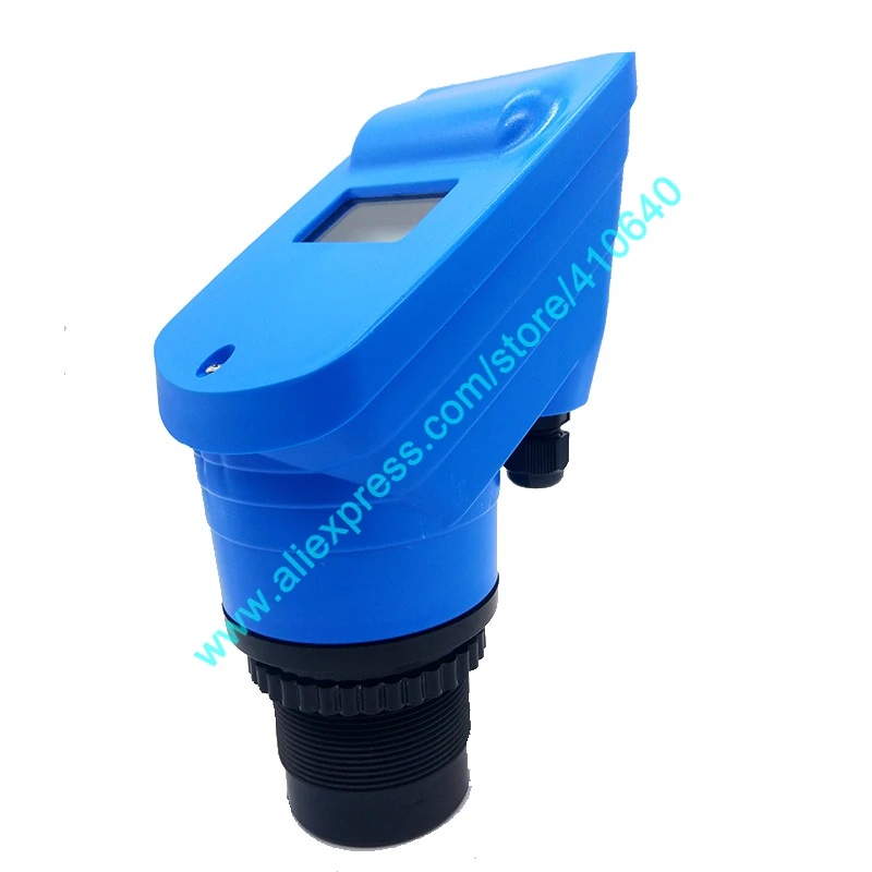 AC 220V 3 m Range Integrated Ultrasound Water Level Meter Material Quantity Level Meter Ultrasound Sensor 4 to 20mA Output