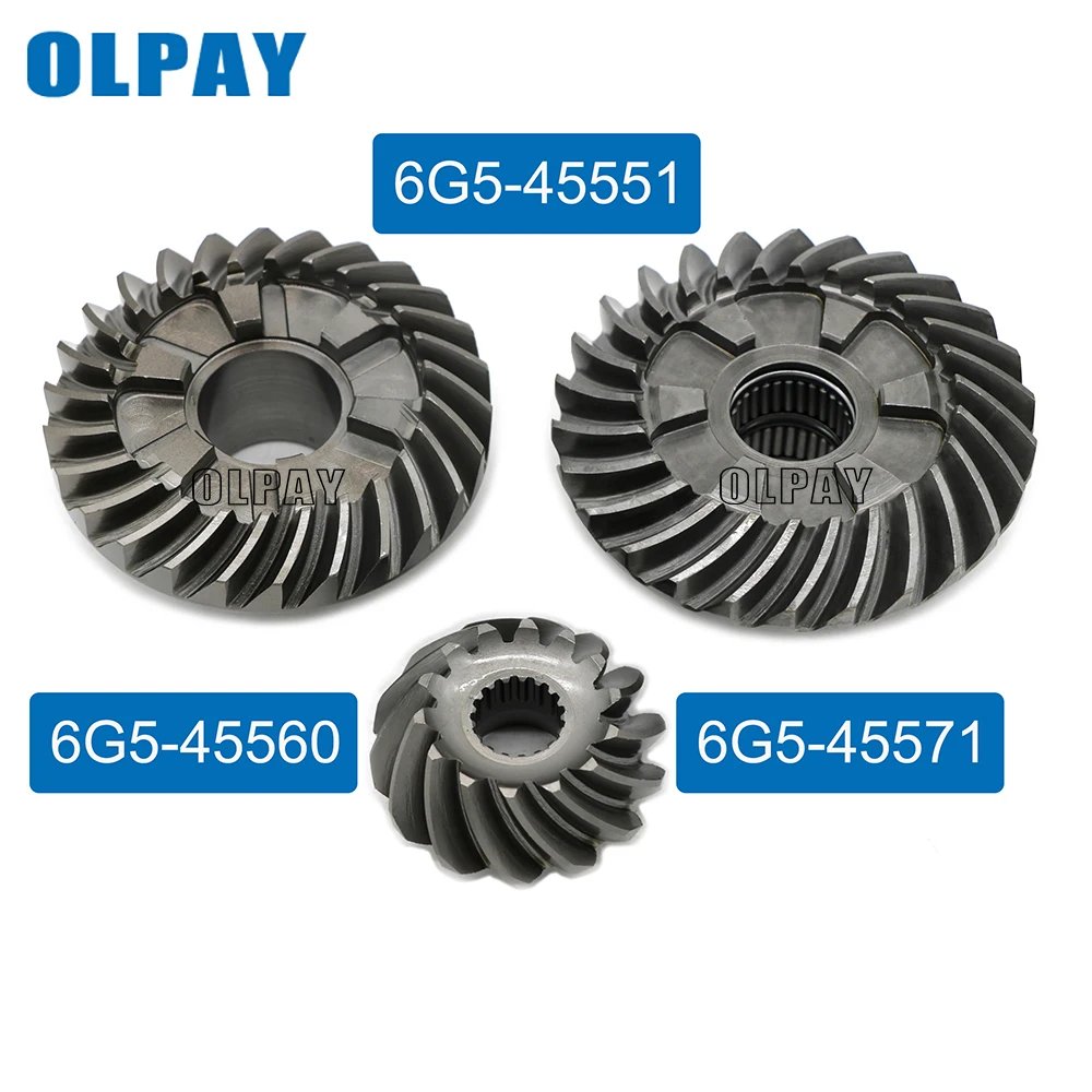 6G5-45551 6G5-45560 6G5-45571 Gear Set for Yamaha Boat Engine (6G5-45551-00 6G5-45560-00 6G5-45571-00) 150HP 200HP