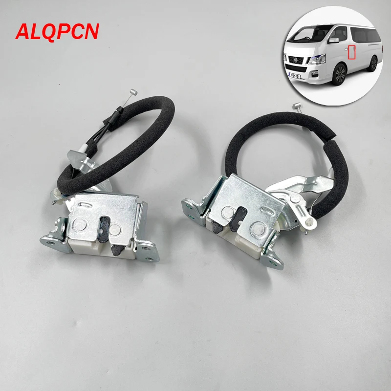 Rear Sliding Door Latch Front Lock with Cable Fit For Nissan Urvan NV350 E26 2015-2019