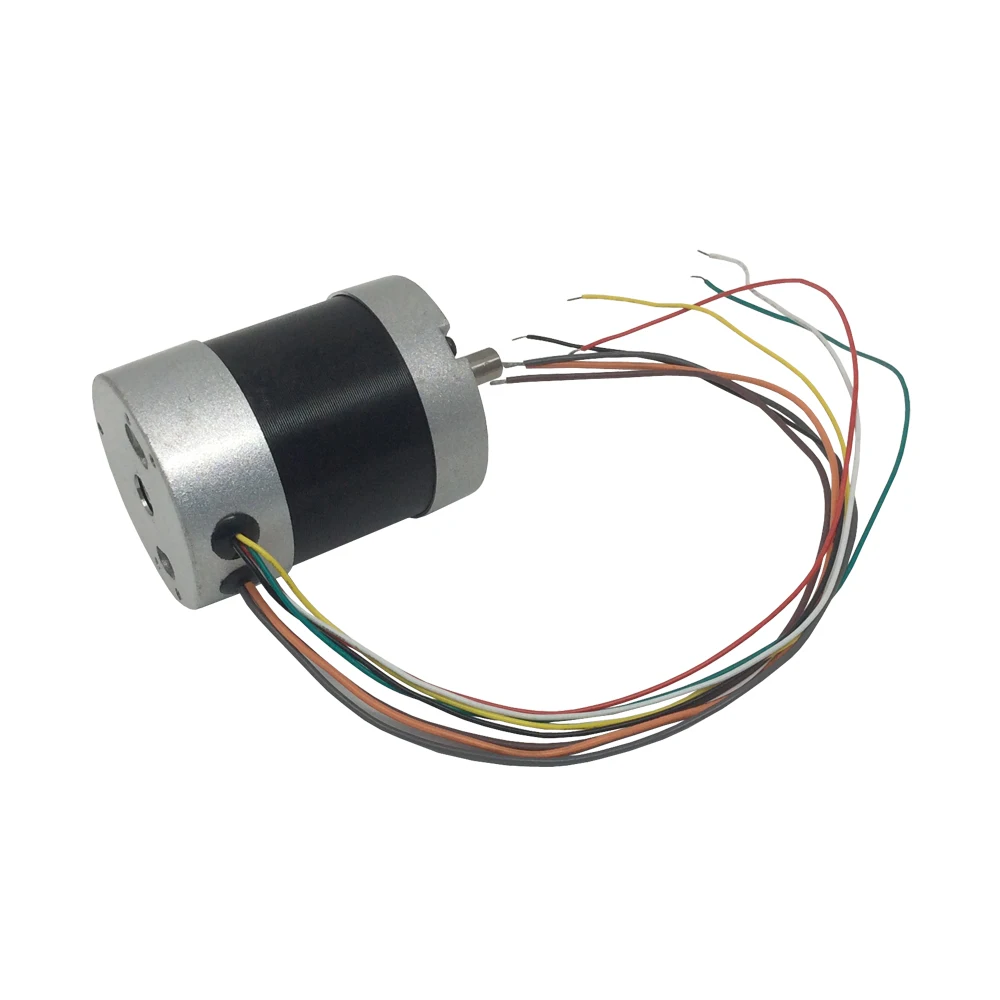 Brushless Motor 24V Mini DC Electric Brushless Motor 3000rpm 65W 4.3A 0.21N.m Torque DC BLDC D57BL74 Diameter 74mm Motor