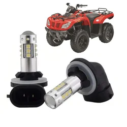 Bombilla de faro LED de 80W, luces de conducción súper blancas para Arctic Cat 400 500 550 650 700 1000 s merodeador xt 700 HDX, 2 unidades